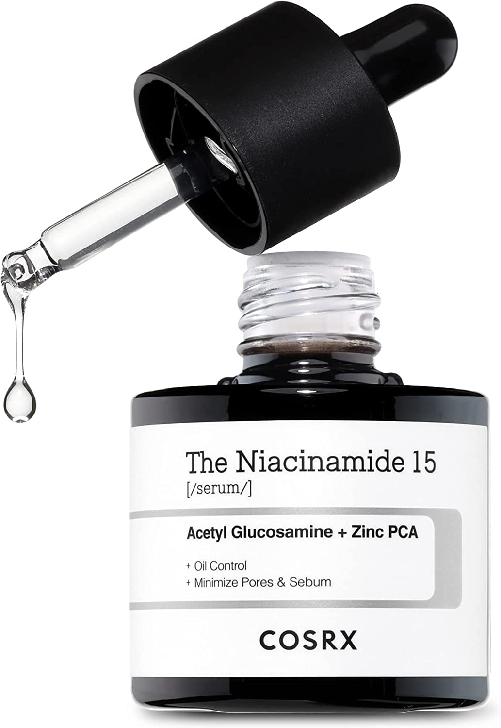 Niacinamide 15% Face Serum, Minimizing Pores & Sebums, Blemish Treatments for Discoloration, Dark Spots, Enlarged Pores, Anti-Aging, 0.67 Fl.Oz / 20 Ml, Animal Testing-Free